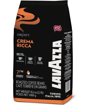 Lavazza Crema Ricca 1Kg Coffee Beans (3) - Buy Online on SooperMarket.com