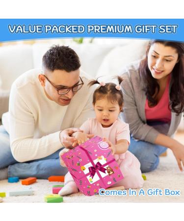 Shop Montessori Motor Cube Toys for 1-3 Year Olds | Activity Cubes for Babies 12-18 Months | Perfect Gift for Boys & Girls | Wooden Motor Skills Toys (Pink) - Buy Online on SooperMarket.com