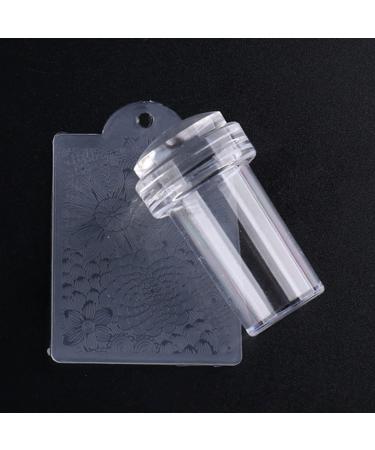 wirlsweal Nail Art Stamper Easy Storage Portable Reusable Nail Tool Stamp Seal for Fingernails Nail Seal Trendy for Fingernails Red - Buy Online on SooperMarket.com