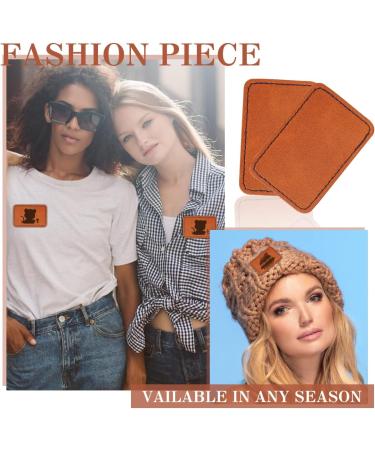 50Pcs Blank Leatherette Hat Patches with Adhesive Rectangle Leather Patches for Hats Custom Fabric Repair Laser Supplies(3 * 2inch) - Buy Online on SooperMarket.com