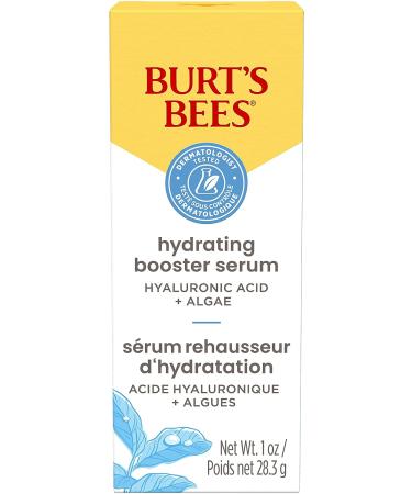 Burt's Bees Hyaluronic Acid Face Serum - Lightweight Hydrating Booster with Algae | 1 oz - Buy Online on SooperMarket.com