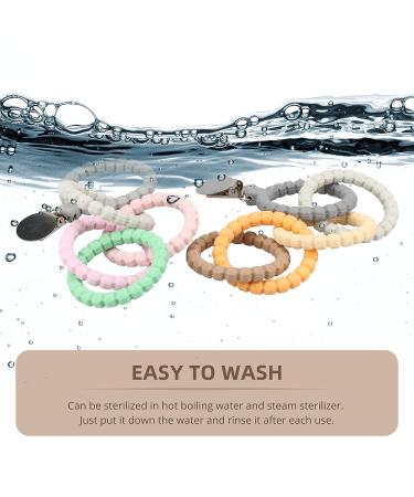 Kalovin Silicone Teether Rings - Clip-on Sensory Teething Links | BPA-Free Food Grade Teething Ring for Babies - Color 1 - Buy Online on SooperMarket.com