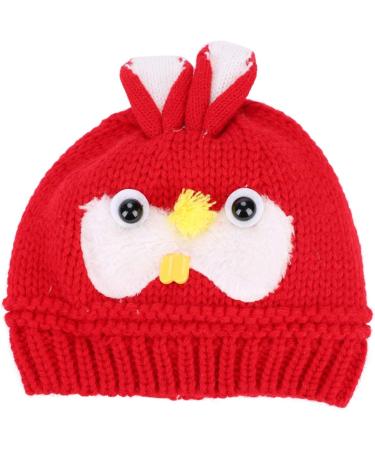 Winter Warm Baby Hat and Scarf Set - Bunny Design | Fleece Lined | Infant to Toddler 6-36 Months | Red - Buy Online on SooperMarket.com