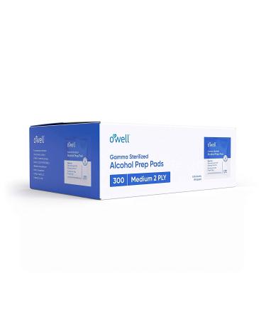 Alcohol Wipes 300 Count | Sterile Alcohol Prep Pads - Individually Wrapped - 2-Ply Antiseptic | Ideal for First Aid Kits | 300 Surgical Alcohol Swabs - Buy Online on SooperMarket.com