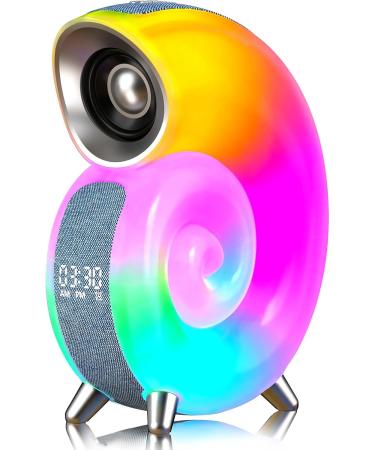 Bestyijo Daylight Alarm Clock | Sunrise Sunset Simulation Bluetooth Audio 8 White Noise Options & 4 Alarms - Perfect Bedside Lamp for Relaxed Mornings - Buy Online on SooperMarket.com