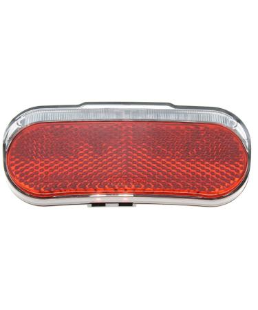 P4B |Bicycle Dynamo R cklicht LED model 539 with parking light and reflector |StVZO approval |For assembly on the luggage rack (80 mm screw spacing)