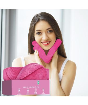 Facial Cleansing Towel - Reusable Facial Cleaner Towel | Portable Makeup Remover Tool Face Wash Cloth for Efficient Cleansing - Buy Online on SooperMarket.com
