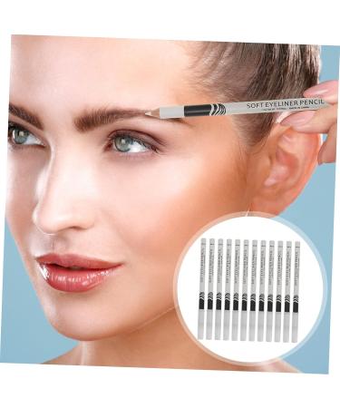 HAPINARY 12pcs Lying Silkworm Eyeliner White Eyeliner Eyebrow Pen Glitter Highlighter Pens Eye Cosmetics Wood - Buy Online on SooperMarket.com