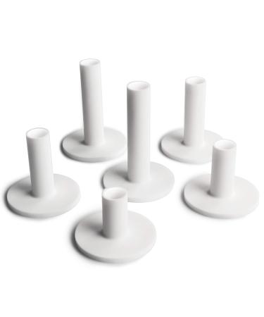 CHAMPKEY Premium Rubber Golf Tees | Excellent Durability and Stability Rubber Tees | Perfect for Golf Hitting Mats and Outdoor Training
