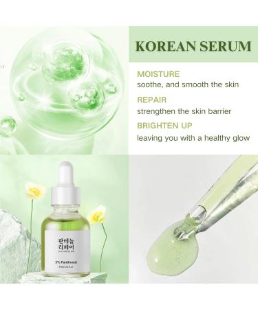 Panthenol Face Serum Niacinamide Serum Brightening Serum Hydrating Serum Korean Serum For Repair Dark Spot Corrector For Face Calming Serum Green Tea+Hyaluronic Acid Panthenol Cream - Buy Online on SooperMarket.com
