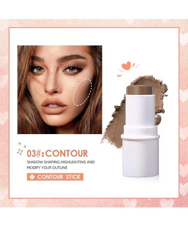 Yeweian Contour Stick 3D Wonder Stick Face Concealer Bronzer Shading Foundation Cream (03 Contour Stick) - Buy Online on SooperMarket.com