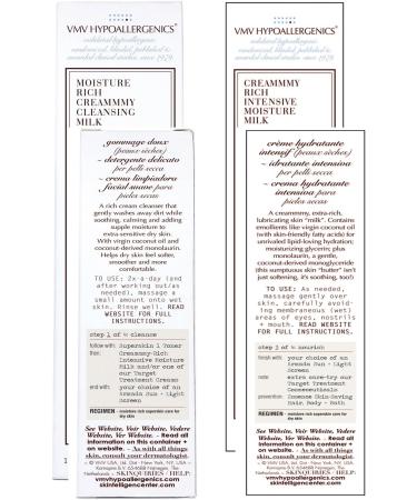 Superskin Dry Skin Regimen | Moisture Rich Cream & Cleansing Milk | Hydrating Intensive Moisturizer 120ml - International Shipping - Buy Online on SooperMarket.com