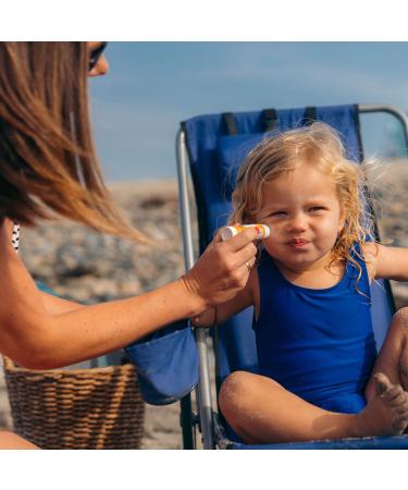 Badger Kids Natural Mineral Sunscreen Face Stick SPF 35 - Tangerine & Vanilla, 0.65 oz - Buy Online on SooperMarket.com
