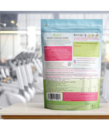 Organic Raw Cacao Nibs 250g - Superfood High in Magnesium, Fibre & Iron - TheHealthyTree Company - Buy Online on SooperMarket.com