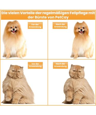 Petcay Premium Subfell Brush for Dogs & Cats | De-Shedding Tool for Medium to Long Haired Pets | Reduces Mats & Undercoats - Buy Online on SooperMarket.com