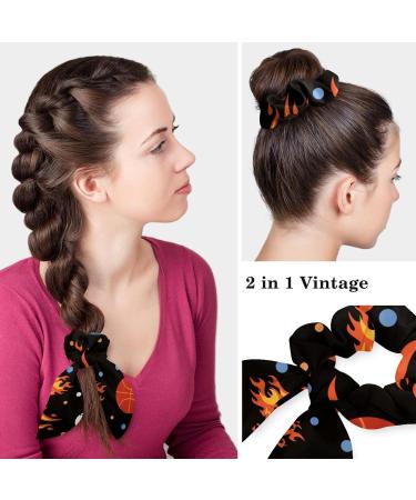 Nurse Scrub Cap Sea Wave Blue Pattern with Buttons & Bow Hair Scrunchie | Adjustable Working Cap for Long Hair | Multicolored - Buy Online on SooperMarket.com