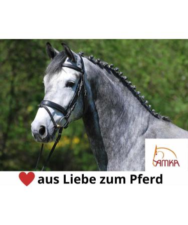 AMKA Double Broken Snaffle Bit | 18mm Stainless Steel | 65mm Rings | Ideal for Horses up to 17.5 cm - Shop Internationally - Buy Online on SooperMarket.com