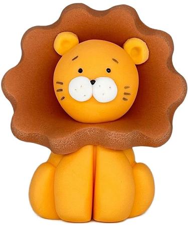 Personalised Lion Cake Topper - Edible Fondant Safari Jungle Cupcake Birthday Decoration with an Edible Glue - Party Supplies - Buy Online on SooperMarket.com