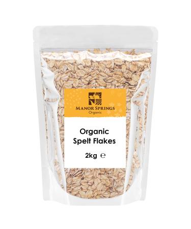 Organic Spelt Flakes 2kg by Manor Springs Organic