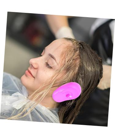 Healeved 4pcs Hair Dye Earmuffs - Black Ear Cuff Baking Oil Shawl - 7.5x5cm - Assorted Color | Shop Now - Buy Online on SooperMarket.com