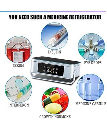 Insulin Refrigerator Travel Case Portable Insulin Refrigerator 2batteries - Buy Online on SooperMarket.com