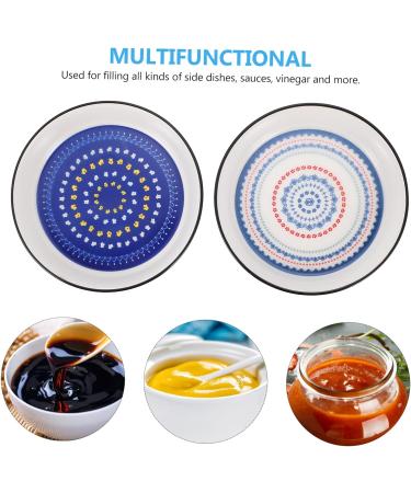 MAGICLULU 2pcs Dish Sushi Dipping Bowl Kitchen Utensils Japanese Sauce Bowl Small Condiment Bowls Dipping Bowls Condiments Ramekins Seasoning Holder Kitchen Gear Japanese-Style Ceramics - Buy Online on SooperMarket.com