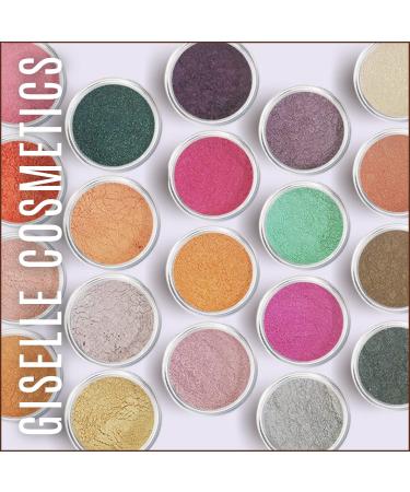 Giselle Cosmetics Organic Mineral Eyeshadow - Coffee Latte (3g) | Loose Powder Formula - Buy Online on SooperMarket.com