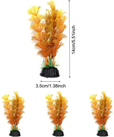 Quozuo 25 pcs Artificial Aquarium Plants - Colorful Plastic Decorations for All Tank Sizes - Buy Online on SooperMarket.com
