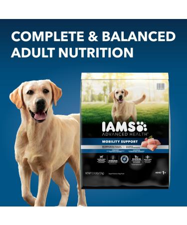 Iams Advanced Health Dry Dog Food Adult Mobility Support Chicken & Whole Grain Recipe 6.12kg Bag - Buy Online on SooperMarket.com