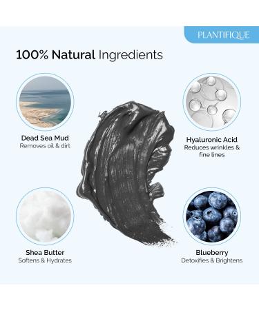 Dead Sea Mud Mask with Hyaluronic Acid for Men and Women - Deep Cleansing and Pore Minimizing Skin Care - 8.1oz - Buy Online on SooperMarket.com