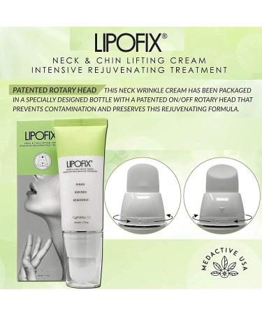 Lipofix Neck Firming Cream - 1.7 oz - Anti-Aging, Tightens Double Chin, Firms Sagging Skin - Buy Online on SooperMarket.com