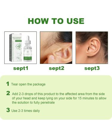 ARSICOR Organic Herbal Drops - Natural Ear Care Treatment for Tinnitus Relief and Improved Hearing (2PCS) - Buy Online on SooperMarket.com