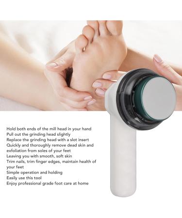 Dead Skin Foot Grinder Electric Foot Exfoliator Rechargeable Electric Foot Callus Remover Portable Foot File Pedicure Kit Professional for Dead Hard Cracked Dry Skin - Buy Online on SooperMarket.com