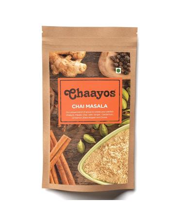 Chaayos Chai Masala - Aromatic Tea Masala Powder with 100% Natural Ingredients - 100g x 2 200g 500 Cups