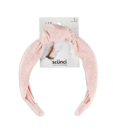Scunci I Am Recycled Planet Earth-Friendly Soft Knot Headband  Pink  1-Piece