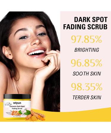 Turmeric Scrub Dark Spot Fading Turmeric Exfoliating Body Scrub Facial Peeling Brightening Exfoliating Scrubs Facial Scrub Exfoliator Natural Deep Cleansing Body Scrub Exfoliator Body Skin Care - Buy Online on SooperMarket.com