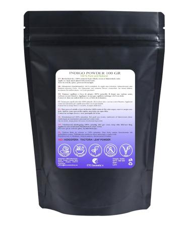 Indigo Powder - 100g Herbal Hair Dye | Natural Black Raven Black & Bluish Black Hair Color | International Shipping Available - Buy Online on SooperMarket.com