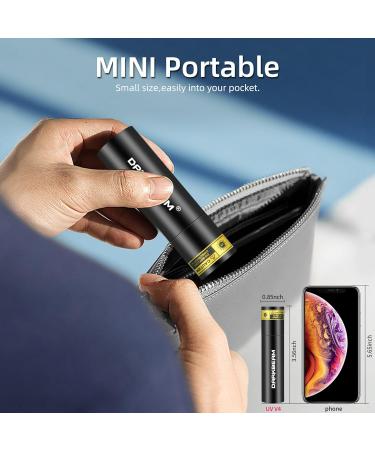 DARKBEAM UV Torch 365nm Black Light Wood's lamp USB Rechargeable Blacklight LED Ultraviolet Flashlight Mini Portable Detector for Pet Urine Fluorescent Resin Curing Leak Detection 2-Pack - Buy Online on SooperMarket.com
