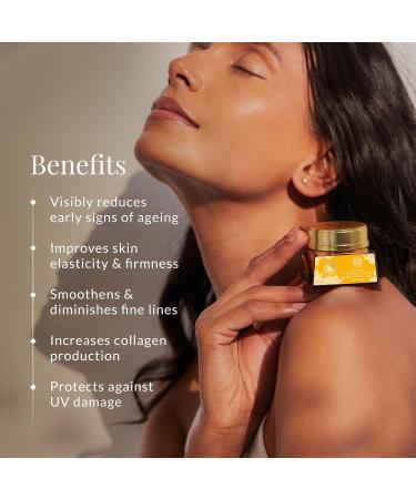 Forest Essentials Soundarya Radiance Cream with 24K Gold SPF25 - Travel Size Anti-Aging Day Cream 15g | International Shipping - Buy Online on SooperMarket.com