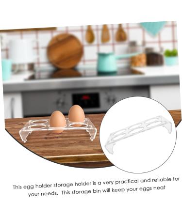 OFFSCH Acrylic Egg Holder 1 Set Food Tray Eggs Fridge Refrigerator Egg Storage Egg Holder Acrylic Household Egg Plate - Buy Online on SooperMarket.com