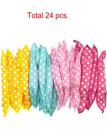 JZK 24x No heat foam hair curlers for long hair and medium hair soft sponge hair rollers to sleep in for kids and women sleep curlers sleep in rollers hair styling tools for children - Buy Online on SooperMarket.com