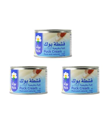 Puck Pure and Natural Cream Fresh N Creamy Great for Savory and Sweet Dishes 6oz (Pack of 3) 6 Ounce (Pack of 3)