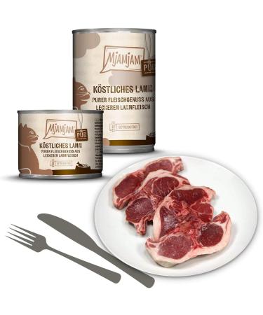 Mjamjam Premium Wet Cat Food - Mix Package V (6 x 400g) - Grain Free Extra Meat - 6-Pack for Pure Meat Enjoyment - Buy Online on SooperMarket.com