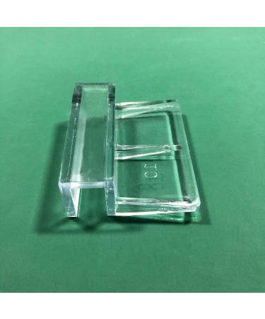 J-star 6 Pcs Acrylic Aquarium Clips for Rimless Tanks - Glass Lid Support Holders - 10mm Transparent Fish Tank Clips - Buy Online on SooperMarket.com