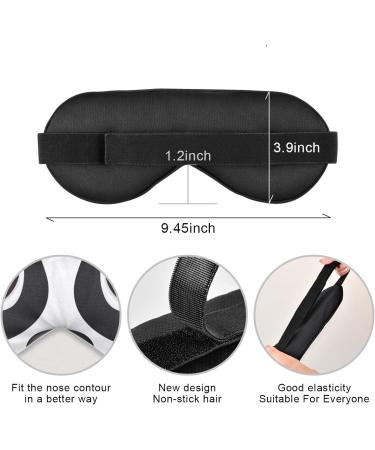 Haskirky Light Blocking Eye Mask for Deep Sleep - Breathable & Adjustable for Men and Women - Perfect for Travel, Yoga, Meditation - Panda Big Eyes Design - Buy Online on SooperMarket.com