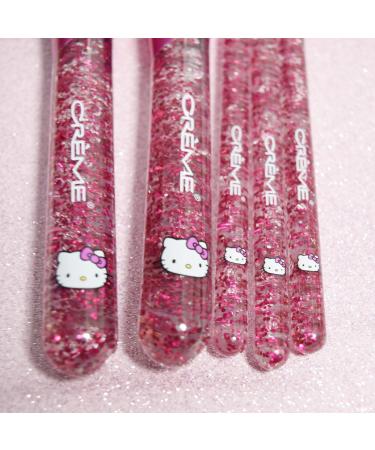 The Creme Shop Hello Kitty Luv Wave Brush Collection - Silky-Soft Makeup Brushes Set for Precise Shader Blending Blush & Powder - Durable & Easy to Wash - Shop Now - Buy Online on SooperMarket.com