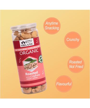 Blessfull Healing Organic Natural Vegan Wasabi Roasted Whole Cashew Nuts Crunchy Kaju 150 Gram - Buy Online on SooperMarket.com