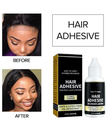 TBeautfave Wig Glue Lace Front Waterproof Lace Wig Glue Hair Adhesive Glue Hair Glue for Wigs Strong Hold Invisible Bonding Adhesive Hair Glue for Wigs Latex-Free and Oil-Resistant Hair Adhesive 1 - Buy Online on SooperMarket.com