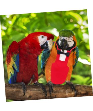 Iplusmile Parrot Suit - Bird Windula Accessories for Home Birds | Pet Needs & Clothing for Bird Lovers | Red Set - Buy Online on SooperMarket.com