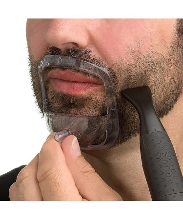 Men's Goatee Shaving Template with 5 Sizes Beard Guide Shaper - Styling & Trimming Stencil for Mustache, Hairline, and Edging - Buy Online on SooperMarket.com